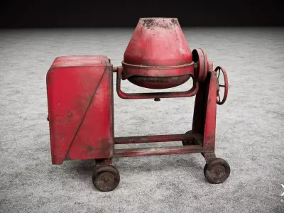 Construction Pack Low-Poly Assets Unreal and Unity Ready Low-poly 3D model