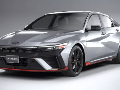 Hyundai Elantra N 2024 3D model