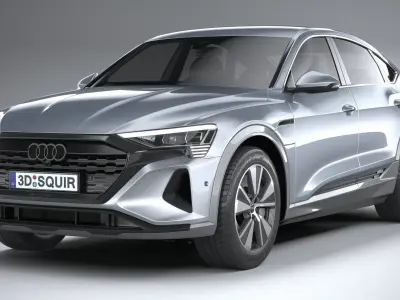 Audi Q8 E-Tron Sportback 2024 3D model