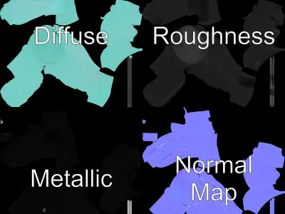 Creative Abstract Lamp Model Pack Low-poly 3D model