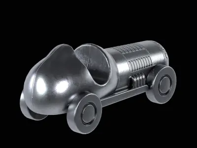 Monopoly Car Low-poly 3D model