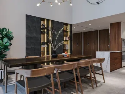 Modern home 3D model