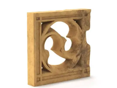 15th Century Gothic Architectural Castres France 3D model