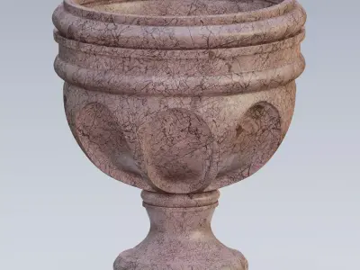 Garden urn planter17 3D model