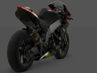 Aprilia RSV4 Factory Superbike 3D Model Low-poly 3D model