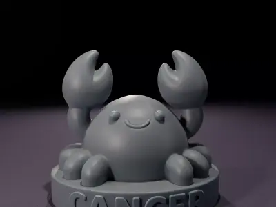 Chibi Zodiac Sign Candle Collection 3D Printable Model 3D print model