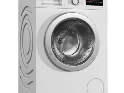 Bosch Wahing Machine Low-poly 3D model