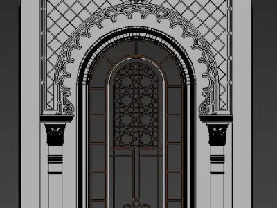 Classic Villa Entrance 3D model