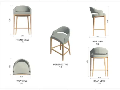 All Artefacto Stool 3D Model Collection