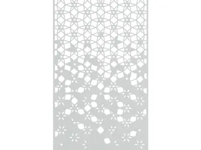 Brushed Metal Panel 3D model