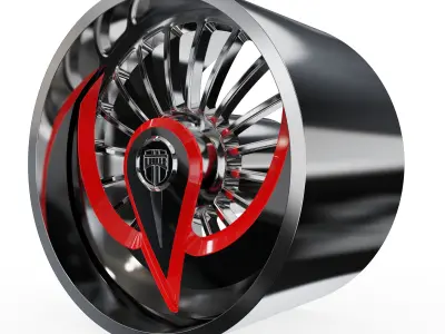 DUB AZZMACKA WHEEL 3D MODEL 3D print model