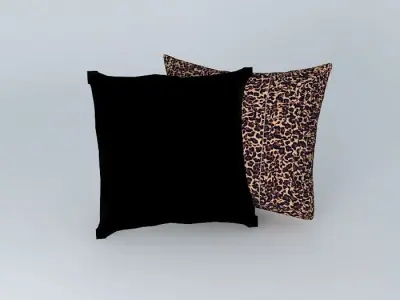 Pillows Basica and Decorated I Free 3D model