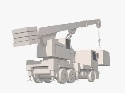 Crane Truck  3D model