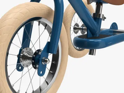 Balance 2-in-1 bike trike 3D model