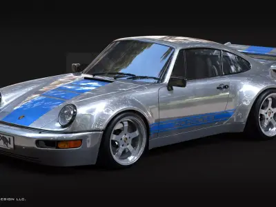 Transformers ROTB Porsche 911 Mirage 3D model