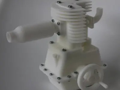 Single cylinder Engine 3D print model