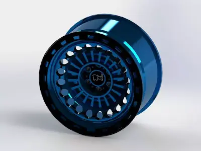 Cast rim BLACK RHINO - SENTINEL 3D model