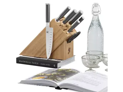 Kitchen Accessories set 01 3D model