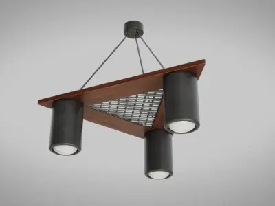 Ceiling light 2 Low-poly 3D model