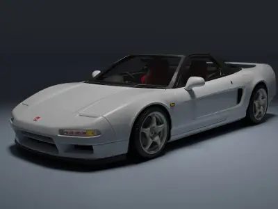 Honda NSX-R Low-poly 3D model