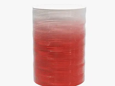 Wrought studio thrapst accent stool 3D model