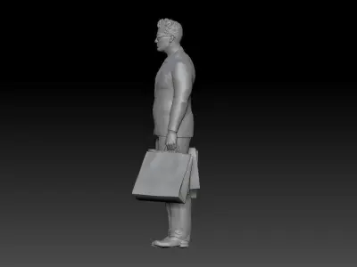 SHOPPING GIRL BODYGUARD 3D print model