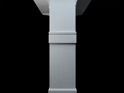 ANCIENT INTERIOR ARCHWAY 3D model