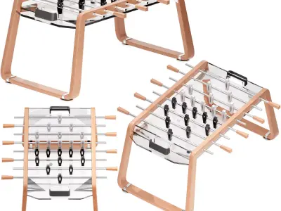 Impatia derby foosball table gaming 3D model