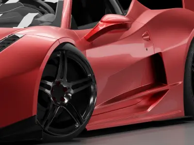 Ferrari 458 Mostafa Design 3D model