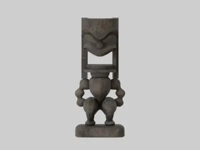 Tiki Statue 3D model