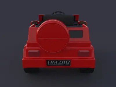 Electric Car for Kid 3D model