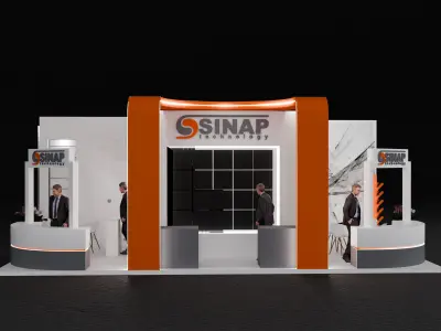 sinap exhibition 3D model