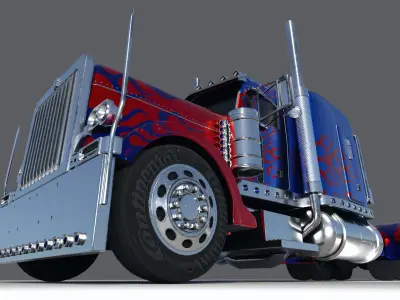 Optimus Prime Truck 3D model