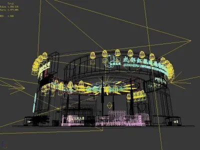 Exhibition - Area - 16X13-3DMAX2009-011 3D model