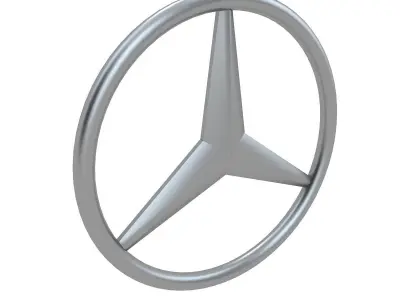 Mercedes Benz Logo 3D model