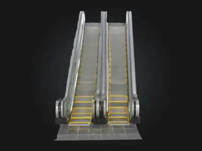 Ascend and Descend  Modular Stairs for Dynamic Scenes 3D model