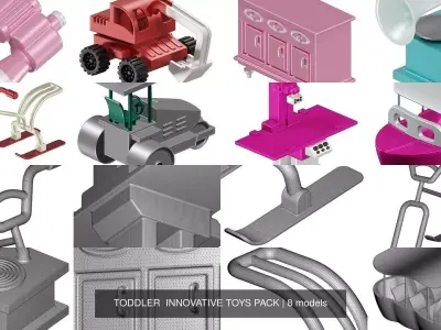 TODDLER  INNOVATIVE TOYS PACK 3D Model Collection