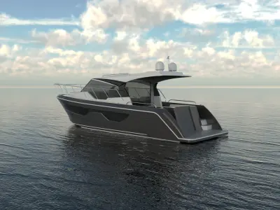 SPORT CRUISER BOAT 3D model