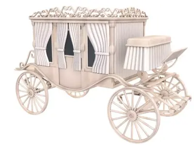 Wedding Carriage 3D model