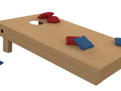 Corn Hole Game 3D model