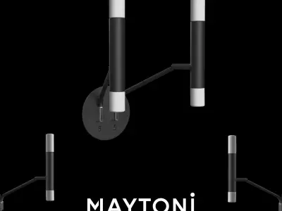 Sconce Vigo MOD620WL-04B Maytoni Modern Free 3D model