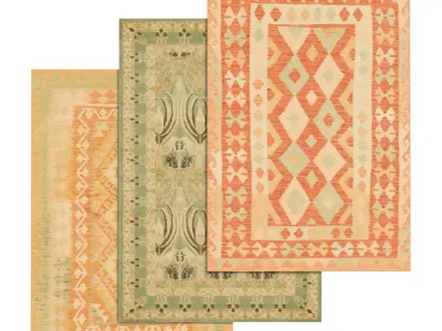 Rug Set 1925 3D model