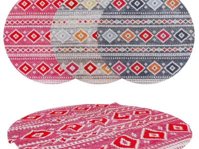 Rugs No 1018 Low-poly 3D model