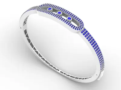 Jewelry Messika Move Bracelet Model M-01 Free 3D print model