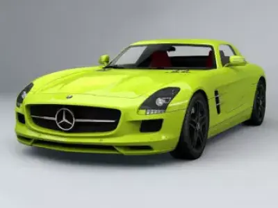 mercedes sls amg 3d moadel 3D model