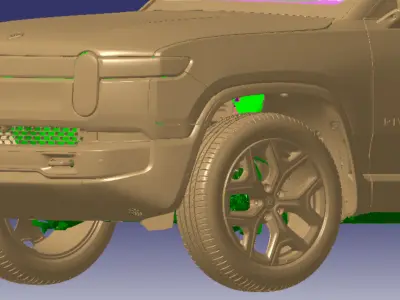 R1S Launch Edition 2022 Vehicle 3d scan data 3D model 3D model