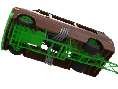 Dragster Van Scale 1 to 25 3D print model