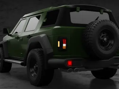 Indonesian Military Vehicle New Concept 3D model