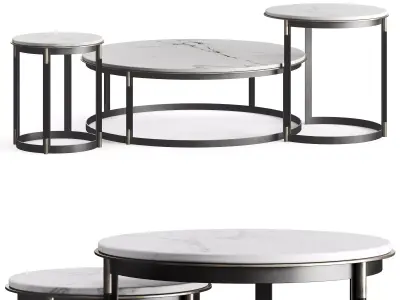 Laskasas Lyssa Coffee Table 3D model