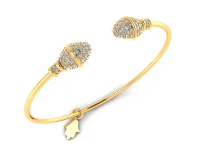 Tazzarine Diamond Bracelet Model 3 3D print model